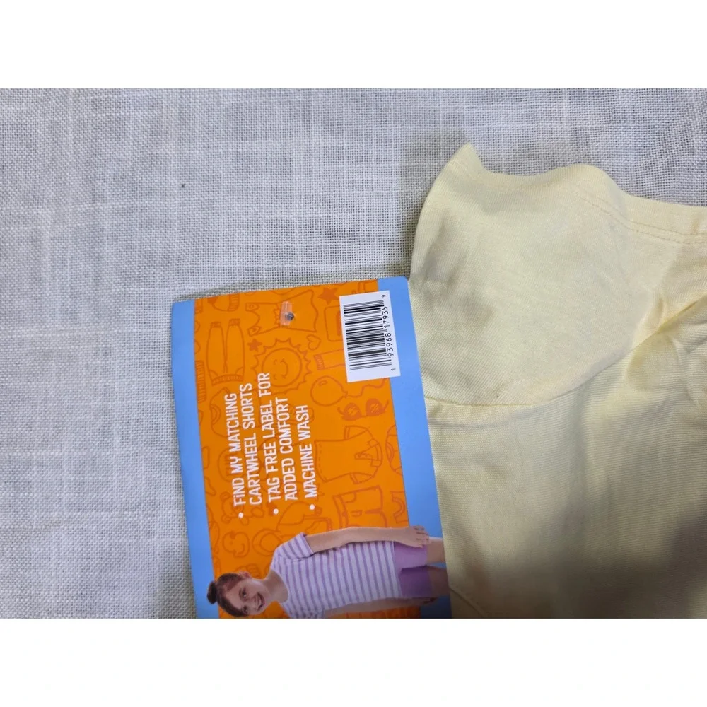 Members Mark Girls 3 Pack My Favorite Tees Butterfly Striped Shirts Size 6 6X